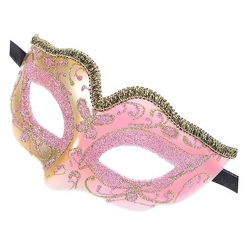 Hemobllo Halbgesichtsmaske für Goldene Maskerade Maske für Halloween Karneval Geburtstagsfeiern Leicht Robust Cosplay Festliche Anlässe von Hemobllo