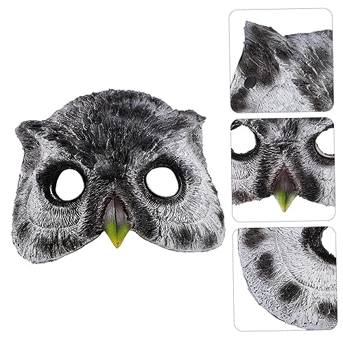 Hemobllo Halbmaske PU Eulenmaske Halloween Masquerade Cosplay Tiermaske für Party Karneval Kostüm Make Up Leicht Atmungsaktiv Langlebig und Realistisch Gestaltet Hemobllo Halbmaske PU Eulenmaske Halloween Masquerade Cosplay Tiermaske für Party Karneval Kostüm Make Up Leicht Atmungsaktiv Langlebig und Realistisch Gestaltet von Hemobllo
