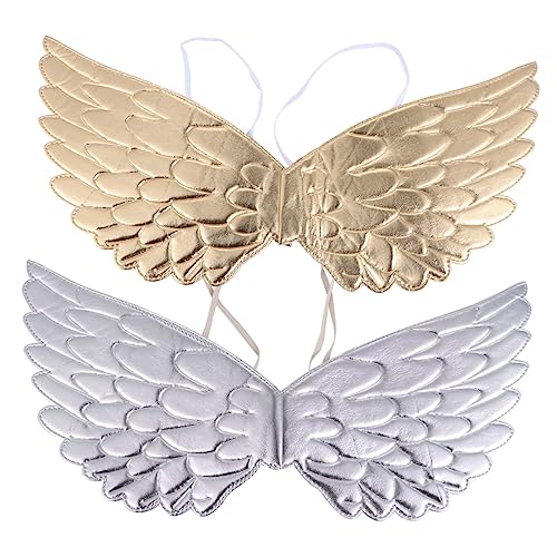 Hemobllo Halloween Engelsflügel Kinderkostüm Teiliges Bunte Partyflügel Elastisch für Mädchen Aufführung Karneval Cosplay Weihnachten von Hemobllo