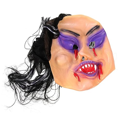 Hemobllo Halloween Gruselige für Frauen Schreckliche Cosplay für Halloween Partys Fotorequisiten Kreative Deko im Haunted House von Hemobllo