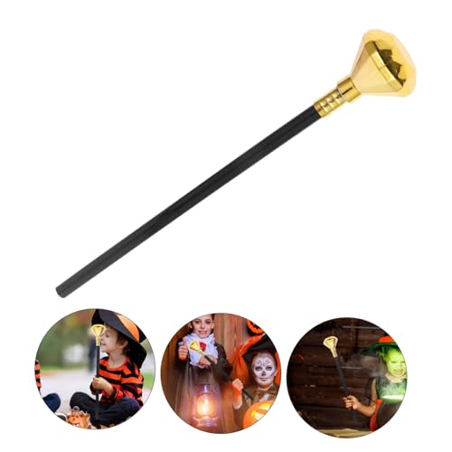 Hemobllo Halloween Kostüm Königszepter Goldener Zauberstab Dekorativer Stab Party Requisite für Rollenspiel Cosplay Zubehör Hemobllo Halloween Kostüm Königszepter Goldener Zauberstab Dekorativer Stab Party Requisite für Rollenspiel Cosplay Zubehör von Hemobllo