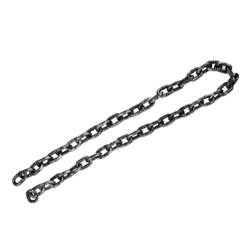 Hemobllo Halloween Realistisch Aussehende Deko Kette mit Rostigem Look Kunststoff Gefangenen Requisit für Kostüme Karneval Weihnachts und Maskenpartys Flexible Verbindung der Glieder von Hemobllo