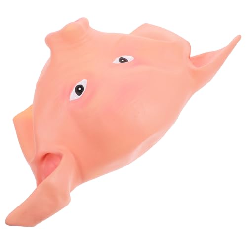 Hemobllo Halloween Schweinemaske Lustige Tierkopf Verkleidung für Kostümpartys Fotorequisiten und Themenveranstaltungen Leicht und Bequem für Erwachsene von Hemobllo
