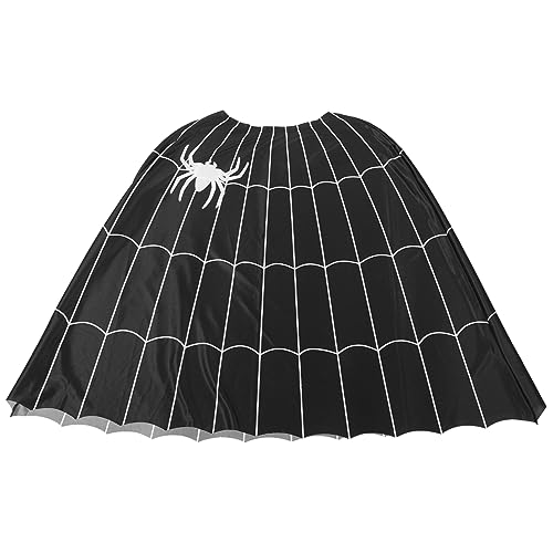 Hemobllo Halloween Spinnen Umhang für Kostümpartys Stilvoller Schwarzer Umhang für Vampir Rollenspiele Cosplay Halloween Feiern für Damen Herren Hemobllo Halloween Spinnen Umhang für Kostümpartys Stilvoller Schwarzer Umhang für Vampir Rollenspiele Cosplay Halloween Feiern für Damen Herren von Hemobllo