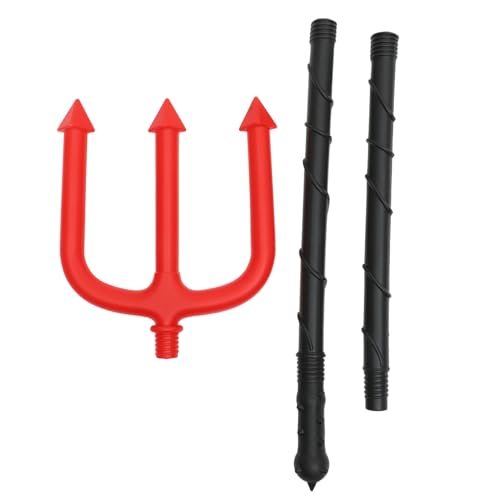 Hemobllo Halloween Teufel Pitchgabel Dekorative Teufelsgabel für Kostüm Party für Halloween Cosplay Leicht Handlich Erwachsene Teenager Hemobllo Halloween Teufel Pitchgabel Dekorative Teufelsgabel für Kostüm Party für Halloween Cosplay Leicht Handlich Erwachsene Teenager von Hemobllo