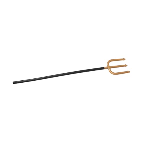 Hemobllo Halloween Teufelsgabel Kunststoff Leichtes Cosplay für Maskerade Kostümpartys Realistische Trident Dekoration für Kostüm von Hemobllo