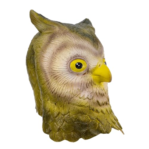 Hemobllo Halloween Tiermaske Katzenkopf Formmaske Lustige Kostümzubehör für Partys und Foto Requisiten Einzigartiger Look für Unvergessliche von Hemobllo