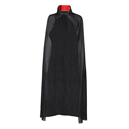 Hemobllo Halloween Vampir Umhang für Erwachsene Roter Schwarzer Cosplay Cape für Kostümpartys Halloween Verkleidung Aufführungen Einlagiger Umhang Hochwertigem Hemobllo Halloween Vampir Umhang für Erwachsene Roter Schwarzer Cosplay Cape für Kostümpartys Halloween Verkleidung Aufführungen Einlagiger Umhang Hochwertigem von Hemobllo