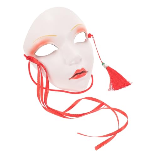 Hemobllo Handbemalte Volle Gesichtsmasken für Frauen Karneval Cosplay Accessoire Dekorative Festivalmaske für Bühnenauftritte Vielseitige Partyverkleidung und Detailreich Gestaltet Hemobllo Handbemalte Volle Gesichtsmasken für Frauen Karneval Cosplay Accessoire Dekorative Festivalmaske für Bühnenauftritte Vielseitige Partyverkleidung und Detailreich Gestaltet von Hemobllo