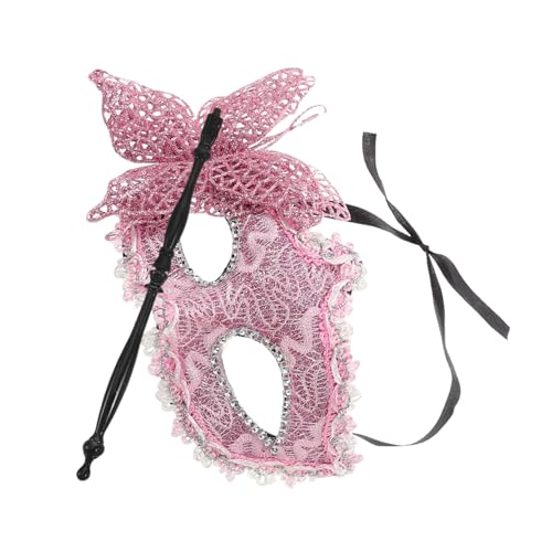 Hemobllo Handheld Schmetterling Masquerade Maske für Frauen aus Kunststoff und Stoff Bequeme für Halloween Maskenball Cosplay und Fasching Stilvolles Party Accessoire Hemobllo Handheld Schmetterling Masquerade Maske für Frauen aus Kunststoff und Stoff Bequeme für Halloween Maskenball Cosplay und Fasching Stilvolles Party Accessoire von Hemobllo