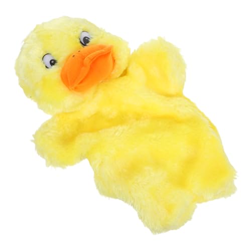 Hemobllo Handpuppe Ente aus Weichem Plüsch Langlebiges für Storytelling Requisit für Rollenspiele Interaktives Puppentheater für Mädchen und Jungen von Hemobllo