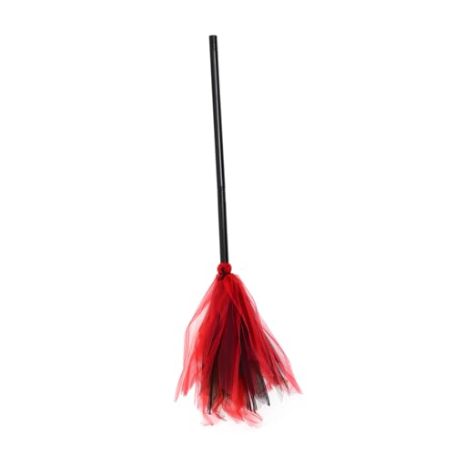 Hemobllo Hexenbesen für Halloween Deko Abnehmbarer Besen für Cosplay und Partys Schwarzes und Rotes Design Stabil und Verschleißfest für Unvergessliche Erlebnisse Hemobllo Hexenbesen für Halloween Deko Abnehmbarer Besen für Cosplay und Partys Schwarzes und Rotes Design Stabil und Verschleißfest für Unvergessliche Erlebnisse von Hemobllo