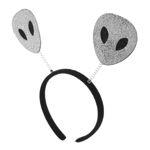 Hemobllo Holografisches Stirnband Damen Mädchen Weiches Langlebiges Kostüm Accessoire für Halloween Party Bühnenauftritt Weltraum Thema von Hemobllo