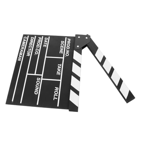 Hemobllo Holz Filmklappe für Schwarzes 's Board Kreativspielzeug Filmemachen und Kreativem Nachhaltiges Sicheres Filmklappe Zubehör für Junge Filmemacher Hemobllo Holz Filmklappe für Schwarzes 's Board Kreativspielzeug Filmemachen und Kreativem Nachhaltiges Sicheres Filmklappe Zubehör für Junge Filmemacher von Hemobllo