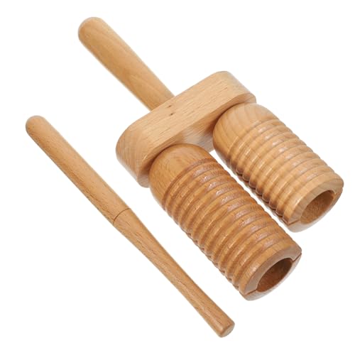 Hemobllo Holzblock Schlaginstrument mit Mallet Kinderfreundliches Rhythmusspielzeug aus Buchenholz für Musikunterricht und Kreative Lernspiele Fördert das Musikalische Interesse Hemobllo Holzblock Schlaginstrument mit Mallet Kinderfreundliches Rhythmusspielzeug aus Buchenholz für Musikunterricht und Kreative Lernspiele Fördert das Musikalische Interesse von Hemobllo