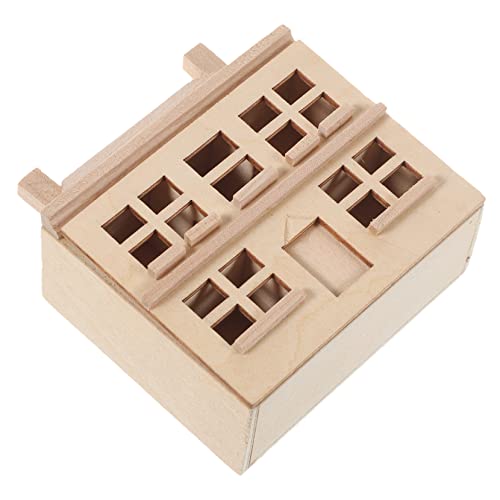 Hemobllo Holzvilla Modell mit Möbeln DIY Puppenhaus für Kreative Gestaltung für Mikrolandschaftsschmuck und Familienaktivitäten aus Hochwertigem Holz Gefertigt Hemobllo Holzvilla Modell mit Möbeln DIY Puppenhaus für Kreative Gestaltung für Mikrolandschaftsschmuck und Familienaktivitäten aus Hochwertigem Holz Gefertigt von Hemobllo