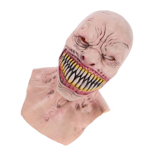 Hemobllo Horror Halloween Erwachsene Realistische Gruselige Cosplay Gesichtsmaske mit Beweglichem Langlebig und Atmungsaktiv für Halloween Party und Festival Dekoration Hemobllo Horror Halloween Erwachsene Realistische Gruselige Cosplay Gesichtsmaske mit Beweglichem Langlebig und Atmungsaktiv für Halloween Party und Festival Dekoration von Hemobllo