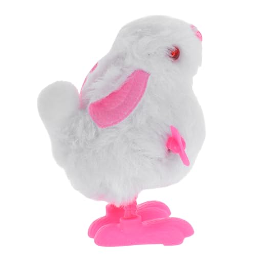 Hemobllo Hüpfender Hase Aufziehspielzeug Springspielzeug Für Kleinkinder Süßes Windplüschtier Hüpfendes Kuscheliges Interaktives Hasen Kaninchen Dschungeltierfiguren Hasenmädchen von Hemobllo