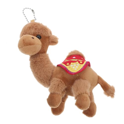 Hemobllo Kamel-Anhänger Kuscheltiere Masse ausgestopftes Kamel süße Schlüsselanhänger Rucksackanhänger für die Kinderschule Kamele hcamel aufblasbares Kamel PP Baumwolle von Hemobllo