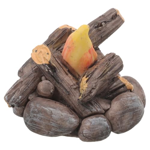 Hemobllo Kaminholz, künstliches Feuer, Mikro-Lagerfeuer, Modell, Kunstharz, flatable künstliches Lagerfeuer, Kamin, Haus, aufblasbar, Feengarten, Miniatur-Kaminholz, Holzscheit, Pappzubehör Hemobllo Kaminholz, künstliches Feuer, Mikro-Lagerfeuer, Modell, Kunstharz, flatable künstliches Lagerfeuer, Kamin, Haus, aufblasbar, Feengarten, Miniatur-Kaminholz, Holzscheit, Pappzubehör von Hemobllo