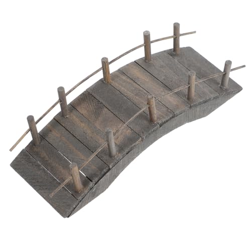 Hemobllo Kleine Hölzerne Bogenbrücke Brückenmodell für Garten und Puppenhaus Exquisites Dekorationszubehör Leicht und Langlebig für Kreative Hemobllo Kleine Hölzerne Bogenbrücke Brückenmodell für Garten und Puppenhaus Exquisites Dekorationszubehör Leicht und Langlebig für Kreative von Hemobllo