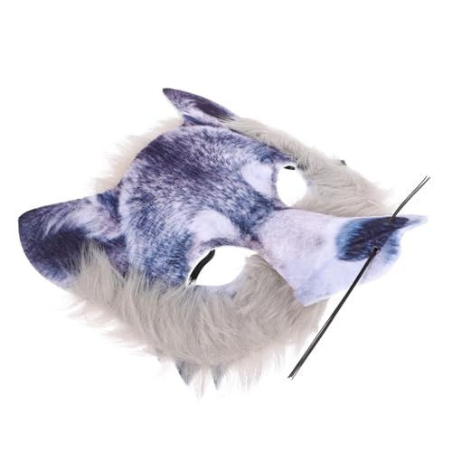 Hemobllo Kreative Wolf Cosplay Maske für Halloween Lustige Foto Requisite aus Vliesstoff für Mottopartys und Bequem und Langlebig Hemobllo Kreative Wolf Cosplay Maske für Halloween Lustige Foto Requisite aus Vliesstoff für Mottopartys und Bequem und Langlebig von Hemobllo
