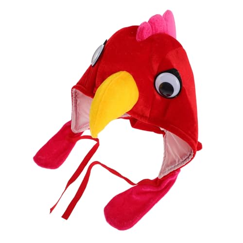 Hemobllo Kükenhut Verrückte Hüte Huhn-stirnband-kostüm Hühnerhüte Hahn Hut Truthahnhut Hühnerhut Hühnermützen Für Hühnerkostüm Rot Polyester Hemobllo Kükenhut Verrückte Hüte Huhn-stirnband-kostüm Hühnerhüte Hahn Hut Truthahnhut Hühnerhut Hühnermützen Für Hühnerkostüm Rot Polyester von Hemobllo