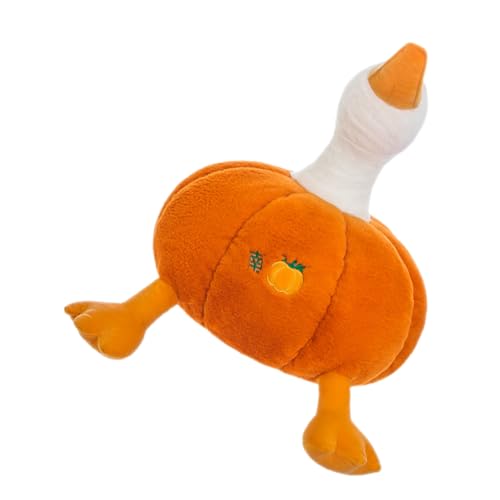 Hemobllo Kürbis-Entenspielzeug spielzeuge süßer Plüsch Kürbispuppe Kürbis-Wurfskissen Plüsch gefüllte Puppe Stofftier für Teenager Kuscheltiere gefüllte Puppendekoration Orange von Hemobllo