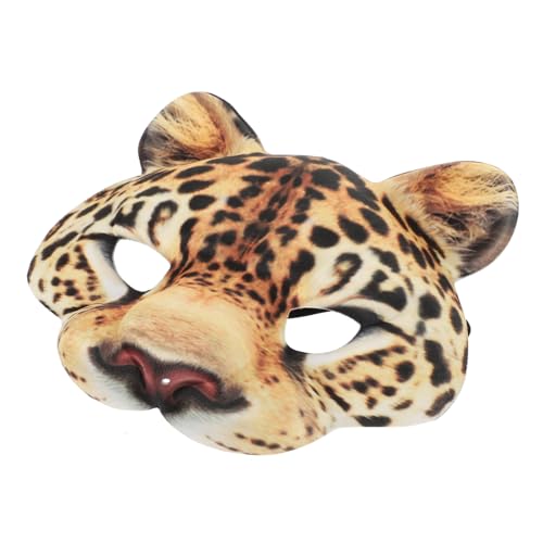 Hemobllo Leopard Halbmaske aus Eva für Halloween und Kostümpartys Tier Cosplay Maske für Frauen für Karneval Maskenball und Festivals Hemobllo Leopard Halbmaske aus Eva für Halloween und Kostümpartys Tier Cosplay Maske für Frauen für Karneval Maskenball und Festivals von Hemobllo