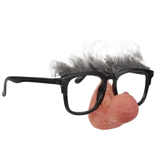 Hemobllo Lustige Clown-nasenbrille, Big Nose Onkel, Party-requisiten für Weihnachten, Halloween, Karneval, Kostümzubehör, Schwarz Hemobllo Lustige Clown-nasenbrille, Big Nose Onkel, Party-requisiten für Weihnachten, Halloween, Karneval, Kostümzubehör, Schwarz von Hemobllo