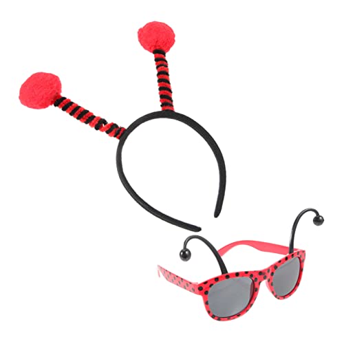 Hemobllo Marienkäfer Ohren Haarreif Damen Weicher Bequemer Stirnband mit Einzigartigem Marienkäfer Ohr Design Leicht und Langlebig für Kostüm und Party Accessoire Hemobllo Marienkäfer Ohren Haarreif Damen Weicher Bequemer Stirnband mit Einzigartigem Marienkäfer Ohr Design Leicht und Langlebig für Kostüm und Party Accessoire von Hemobllo