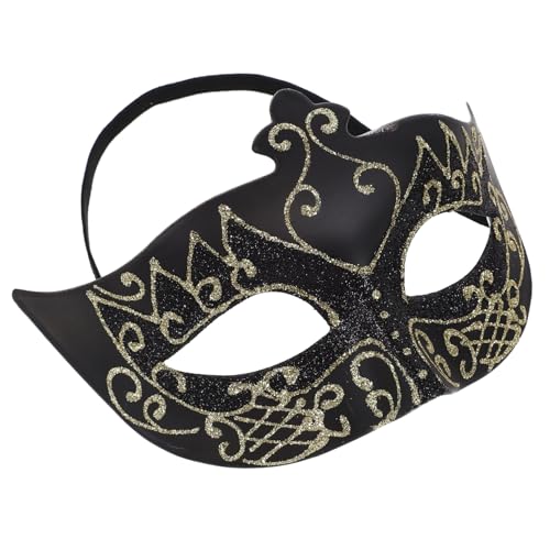 Hemobllo Maskerade Maske für Männer Stilvolle Halbgesichtsmaske mit Einzigartigem Design für Halloween Karneval und Partys Handwerkskunst aus Langlebigem Kunststoff Hemobllo Maskerade Maske für Männer Stilvolle Halbgesichtsmaske mit Einzigartigem Design für Halloween Karneval und Partys Handwerkskunst aus Langlebigem Kunststoff von Hemobllo