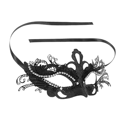 Hemobllo Metallische Schwarze Schmetterlings Masquerade Maske Leichte Cosplay Augenmaske für Halloween Karneval Party Festival Kostüm Zubehör Langlebig und Komfortabel zu Tragen Hemobllo Metallische Schwarze Schmetterlings Masquerade Maske Leichte Cosplay Augenmaske für Halloween Karneval Party Festival Kostüm Zubehör Langlebig und Komfortabel zu Tragen von Hemobllo