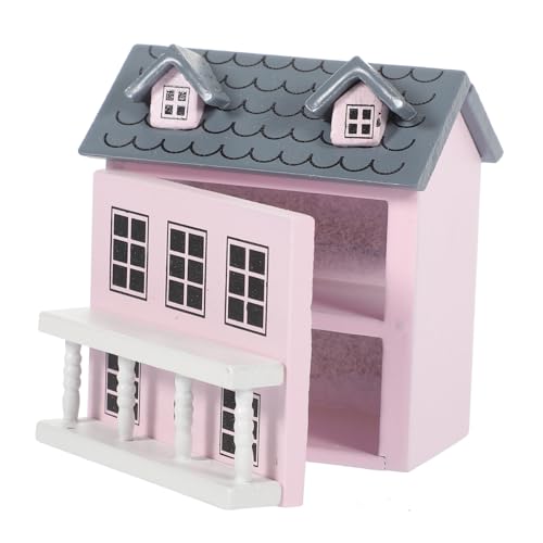 Hemobllo Mini-möbel Für Mini- Puppenhaus Miniaturen Dekoration Häuser Drinnen Winziges Holz Kleines Verzierung des Sinn-layouts Mini-landschaftsgestaltung Rosa Hölzern von Hemobllo