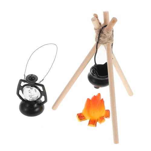 Hemobllo Miniatur Camping mit Miniaturhaus Zubehör für Puppenhaus Lebensechte Modell Kochutensilien für Mikro Szene Fotorequisiten und Gemütliche Outdoor Dekoration Hemobllo Miniatur Camping mit Miniaturhaus Zubehör für Puppenhaus Lebensechte Modell Kochutensilien für Mikro Szene Fotorequisiten und Gemütliche Outdoor Dekoration von Hemobllo