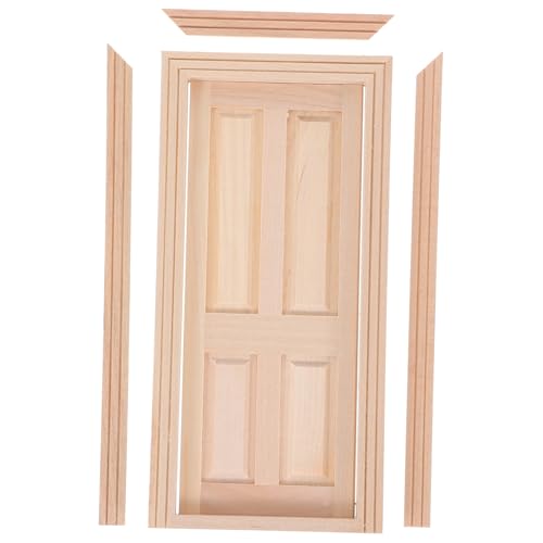 Hemobllo Miniatur Holzpuppenhaustür Unbemaltes DIY Bastel Tür Feen -gartentür Für Dollhouse Building Dollhouse Wohnzimmer Oder Schlafzimmerdekoration Hemobllo Miniatur Holzpuppenhaustür Unbemaltes DIY Bastel Tür Feen -gartentür Für Dollhouse Building Dollhouse Wohnzimmer Oder Schlafzimmerdekoration von Hemobllo