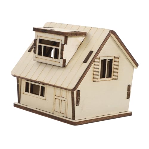 Hemobllo Miniaturhaus Handwerkshaus aus Holz Mini - Modellhaus-Bausatz Mini-Holzhaus Holzhausfiguren puppenhaus Miniatur bausatz selber Machen Hausmodell Holzhandwerkshaus hölzern Khaki Hemobllo Miniaturhaus Handwerkshaus aus Holz Mini - Modellhaus-Bausatz Mini-Holzhaus Holzhausfiguren puppenhaus Miniatur bausatz selber Machen Hausmodell Holzhandwerkshaus hölzern Khaki von Hemobllo