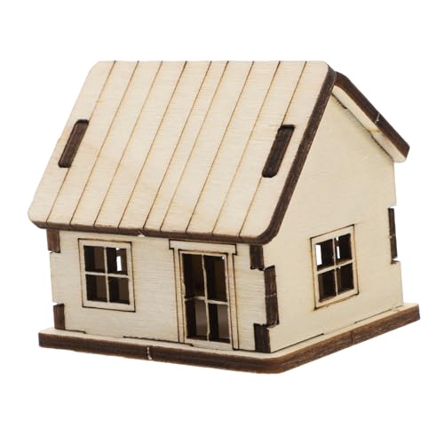 Hemobllo Miniaturhaus Holzhausfiguren Hausmodell Modellhaus-Bausatz puppenhaus Miniatur bausatz selber Machen Miniaturgartenbauten winziges Mini-Hausbausatz Mini - hölzern Khaki Hemobllo Miniaturhaus Holzhausfiguren Hausmodell Modellhaus-Bausatz puppenhaus Miniatur bausatz selber Machen Miniaturgartenbauten winziges Mini-Hausbausatz Mini - hölzern Khaki von Hemobllo