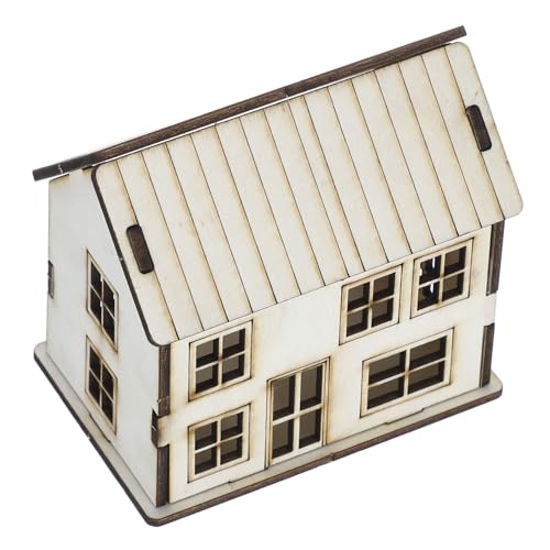 Hemobllo Miniaturhaus Kleine Häuser Holzhandwerkshäuser Zum Bemalen Miniatur Häuschen Für Puppenhaus Kleine Holzhäuser Holzdorfhaus Montagehaus Puzzle Holzhaus Bastelset Beige Hemobllo Miniaturhaus Kleine Häuser Holzhandwerkshäuser Zum Bemalen Miniatur Häuschen Für Puppenhaus Kleine Holzhäuser Holzdorfhaus Montagehaus Puzzle Holzhaus Bastelset Beige von Hemobllo