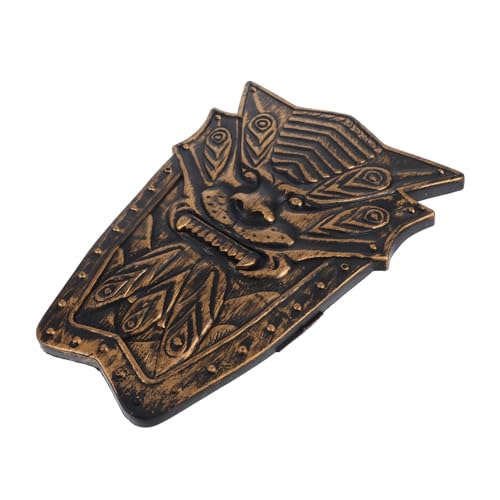 Hemobllo Mittelalterlicher Ritter Schild Leichtes Cosplay Prop Handlich für Halloween Kostüm und Rollenspiel Authentisches Zubehör für Jungen und Mädchen Hemobllo Mittelalterlicher Ritter Schild Leichtes Cosplay Prop Handlich für Halloween Kostüm und Rollenspiel Authentisches Zubehör für Jungen und Mädchen von Hemobllo