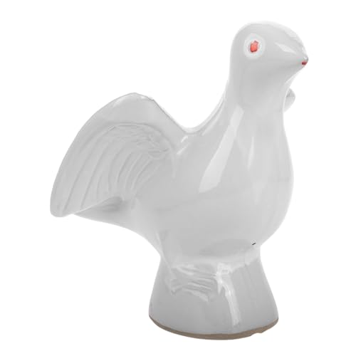Hemobllo Moderner Keramik- -Figur Weiße Porzellan-Taube Vogel-skulptur Dekoration Für Zuhause Büro Garten Und Balkon Symbolisiert Und Harmonie Hemobllo Moderner Keramik- -Figur Weiße Porzellan-Taube Vogel-skulptur Dekoration Für Zuhause Büro Garten Und Balkon Symbolisiert Und Harmonie von Hemobllo