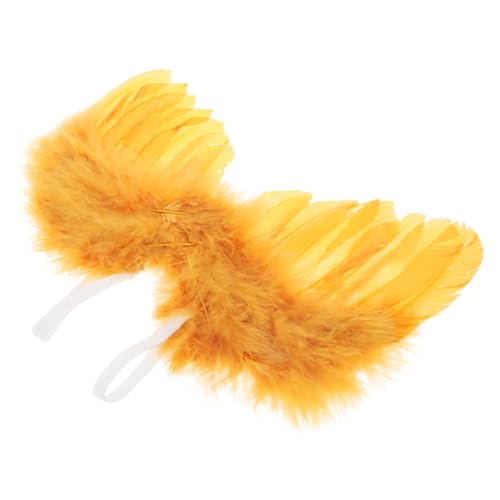Hemobllo Neugeborenen Fotografie Requisiten Engelsflügel Prop Goldfarben Verstellbar Fotoshooting Zubehör für Kostüm von Hemobllo