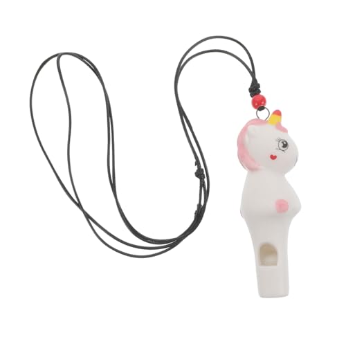 Hemobllo Niedliche Einhorn Keramikpfeife für Langlebiges Sicheres Musik und Rhythmus für Partys und Souvenir mit Praktischem Lanyard für Unterwegs Hemobllo Niedliche Einhorn Keramikpfeife für Langlebiges Sicheres Musik und Rhythmus für Partys und Souvenir mit Praktischem Lanyard für Unterwegs von Hemobllo