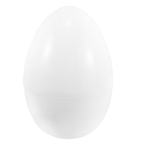 Hemobllo Ostern- -Muschel Große Eier Wieder auffüllbar Korb Überraschung Osterparty bevorzugt Lieferungen nachfüllbares Ei für die Party Osterparteigunst Osterdekor Plastik Weiß Hemobllo Ostern- -Muschel Große Eier Wieder auffüllbar Korb Überraschung Osterparty bevorzugt Lieferungen nachfüllbares Ei für die Party Osterparteigunst Osterdekor Plastik Weiß von Hemobllo