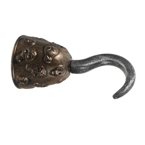 Hemobllo Piratenhaken Vintage Dekoration Retro Piraten Requisite für Cosplay Bühnenaufführungen Halloween Feiern Leichtes Accessoire für Kinderpiratenabenteuer von Hemobllo