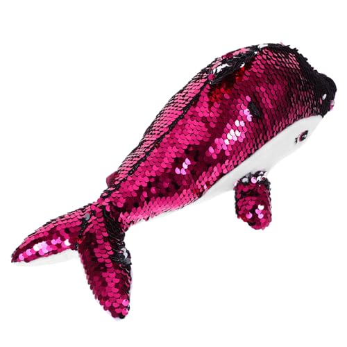 Hemobllo Plüsch Delfin Kuscheltier mit Pailletten Weiches Gefülltes Stofftier Dekoratives Meerestier für Schlafzimmer Geschenkidee für Freunde Rosa Hemobllo Plüsch Delfin Kuscheltier mit Pailletten Weiches Gefülltes Stofftier Dekoratives Meerestier für Schlafzimmer Geschenkidee für Freunde Rosa von Hemobllo