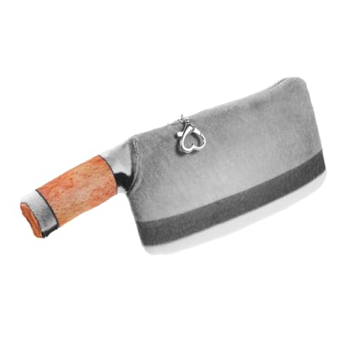 Hemobllo Plüsch Küchenmesser Tasche Halloween Requisit Cutter Handtasche Spaßaccessoire mit Reißverschluss Aufbewahrungstasche für Party Verkleidung und Scherzartikel von Hemobllo