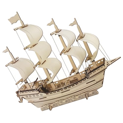 Hemobllo Puzzle Segelboot Modell aus DIY Bausatz für Handgefertigtes Schiffsmodell zur Dekoration Kreativität für Bastel Fans Hemobllo Puzzle Segelboot Modell aus DIY Bausatz für Handgefertigtes Schiffsmodell zur Dekoration Kreativität für Bastel Fans von Hemobllo