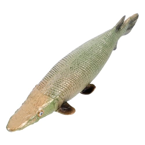 Hemobllo Realistische Fischfigur Kunststoff Alligator Modell für Lernspielzeug Tierfiguren Sicher Pädagogisch Robust und Detailgetreu von Hemobllo