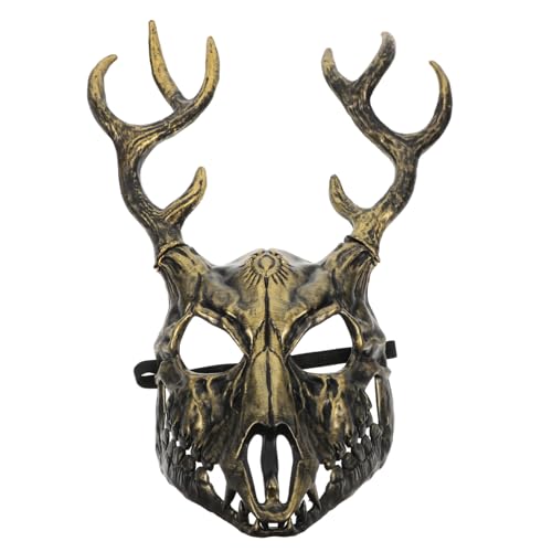 Hemobllo Realistische Hornmaske mit Abnehmbaren Geweihen Vielseitige Renaissance Masquerade Hirsch Maske für Halloween Cosplay Party und Rollenspiele Praktische Aufbewahrung durch Hemobllo Realistische Hornmaske mit Abnehmbaren Geweihen Vielseitige Renaissance Masquerade Hirsch Maske für Halloween Cosplay Party und Rollenspiele Praktische Aufbewahrung durch von Hemobllo